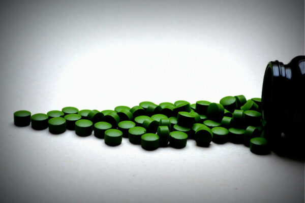 Chlorella in Tablettenform