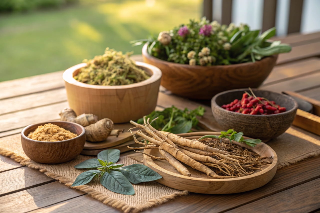 Adaptogene Kräuter: 5 Pflanzen gegen Stress & Erschöpfung